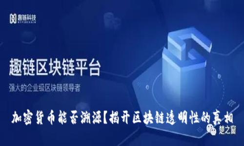 加密货币能否溯源？揭开区块链透明性的真相