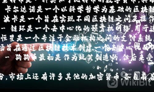 以下是一些常见的加密货币及其英文简称：

1. **Bitcoin (BTC)** - 比特币是第一个也是最著名的加密货币。
2. **Ethereum (ETH)** - 以太坊是一个支持智能合约和去中心化应用的平台。
3. **Ripple (XRP)** - 瑞波币主要用于跨境支付。
4. **Litecoin (LTC)** - 莱特币是一种类似于比特币的数字货币，具有更快的交易确认时间。
5. **Cardano (ADA)** - 卡尔达诺是一个以科学哲学为基础的区块链平台。
6. **Polkadot (DOT)** - 波卡是一个旨在实现不同区块链之间互操作性的网络。
7. **Chainlink (LINK)** - 链环是一个去中心化的预言机网络，用于连接智能合约与外部数据源。
8. **Stellar (XLM)** - 恒星是一个专注于金融机构之间的支付系统。
9. **TRON (TRX)** - 波场旨在通过区块链技术创建一个去中心化的内容娱乐生态系统。
10. **Dogecoin (DOGE)** - 狗狗币最初是作为玩笑创造的，但后来受到了广泛关注和使用。

当然，这只是其中的一小部分，市场上还有许多其他的加密货币，各自有着不同的目标和功能。