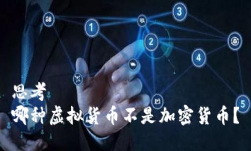 思考  
哪种虚拟货币不是加密货币？